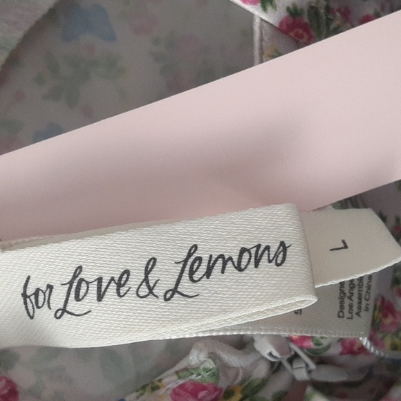 Victoria Secret For Love & Lemons Baby Butterfly Coquette Corset Mini Dress - Picture 10 of 14